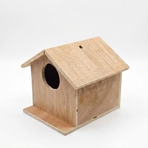 Small Outdoor Wooden Bird Nest Box