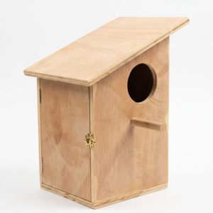 Premium Wooden Bird Nest Box with Side Inspection Door