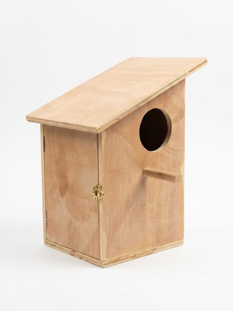 Premium Wooden Bird Nest Box with Side Inspection Door