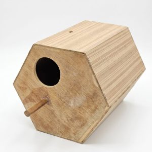 Hexagonal Wooden Bird Nest Box